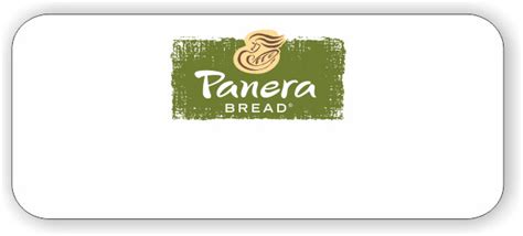 panera bread food badge.